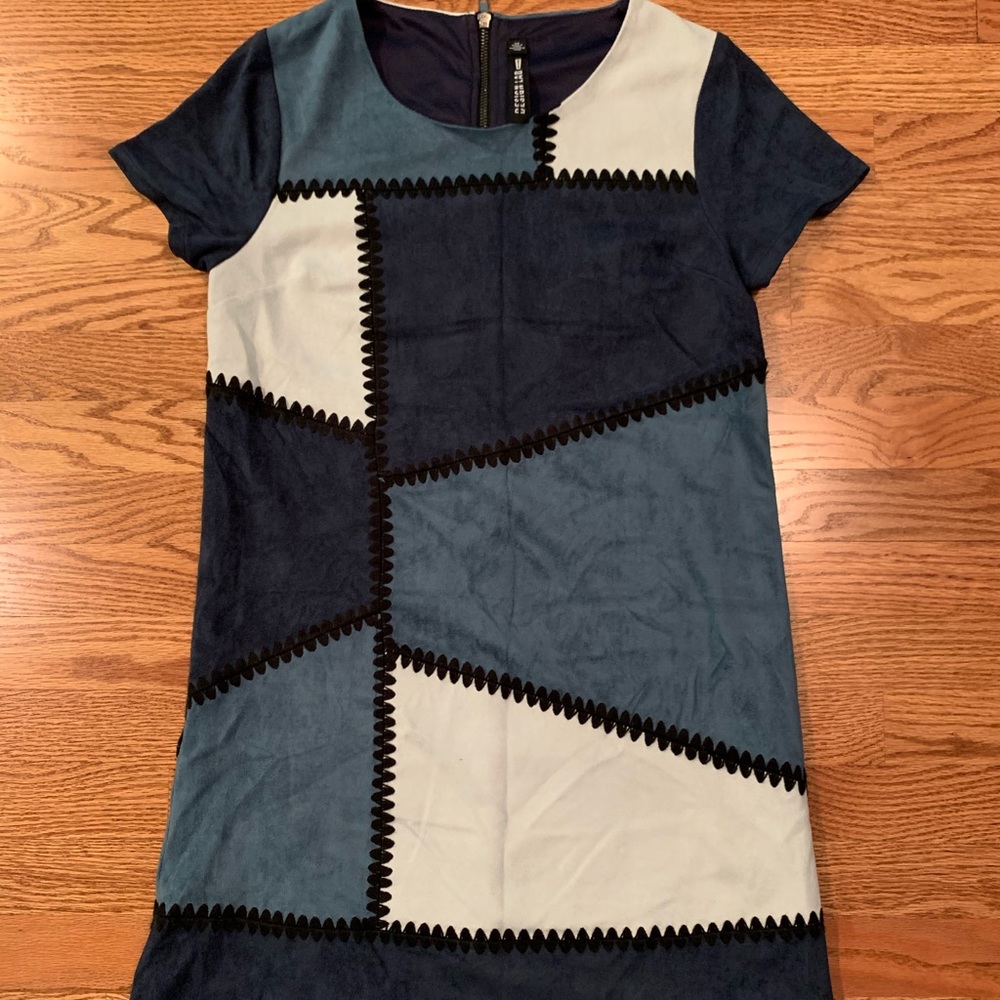 Design Lab Suede Minidress